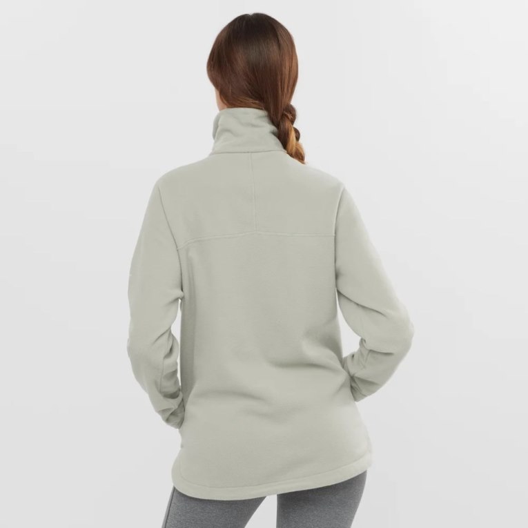 Moletom Salomon Essential Cosy Fleece Feminino Luz Cinzentas | PT E41952